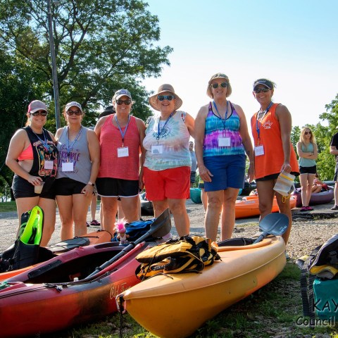 a group of people on a boat