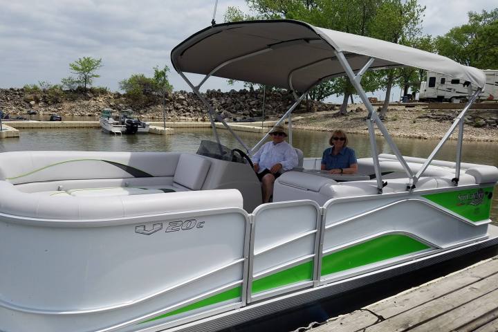 a boat sitting on top of a table