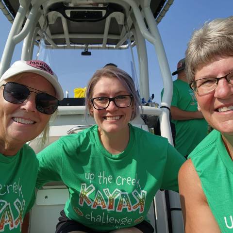 a couple of people posing for the camera